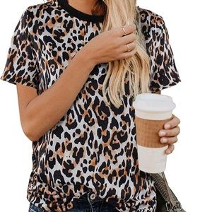 Trendy Leopard Print Top